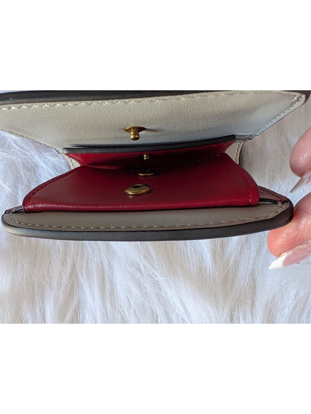 Tory Burch Year of The Dragon wallet pre owned - Picture 8 of 12